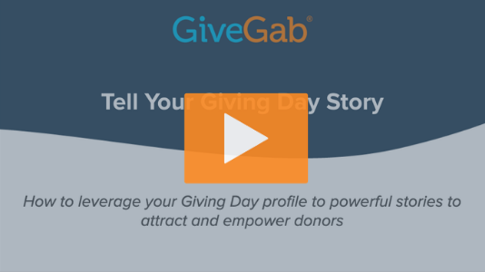 Tell Your Giving Day Story